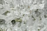 Gleaming Cubic Pyrite Crystals with Clear Quartz - Peru #351189-2